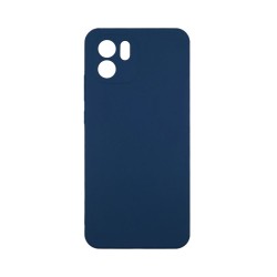Funda de Silicona con Marco de Cámara para Xiaomi Redmi A1/Redmi A2 Azul Oscuro